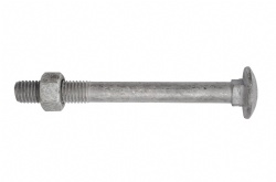 Coach Bolt With Nut Galvanised