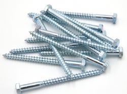 Hex wood screw